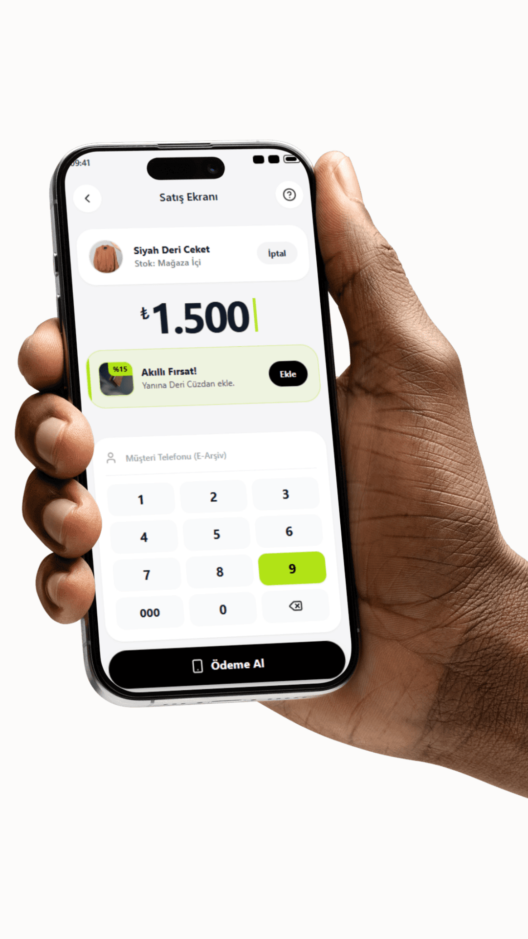 Reeped mPOS uygulama ekranı